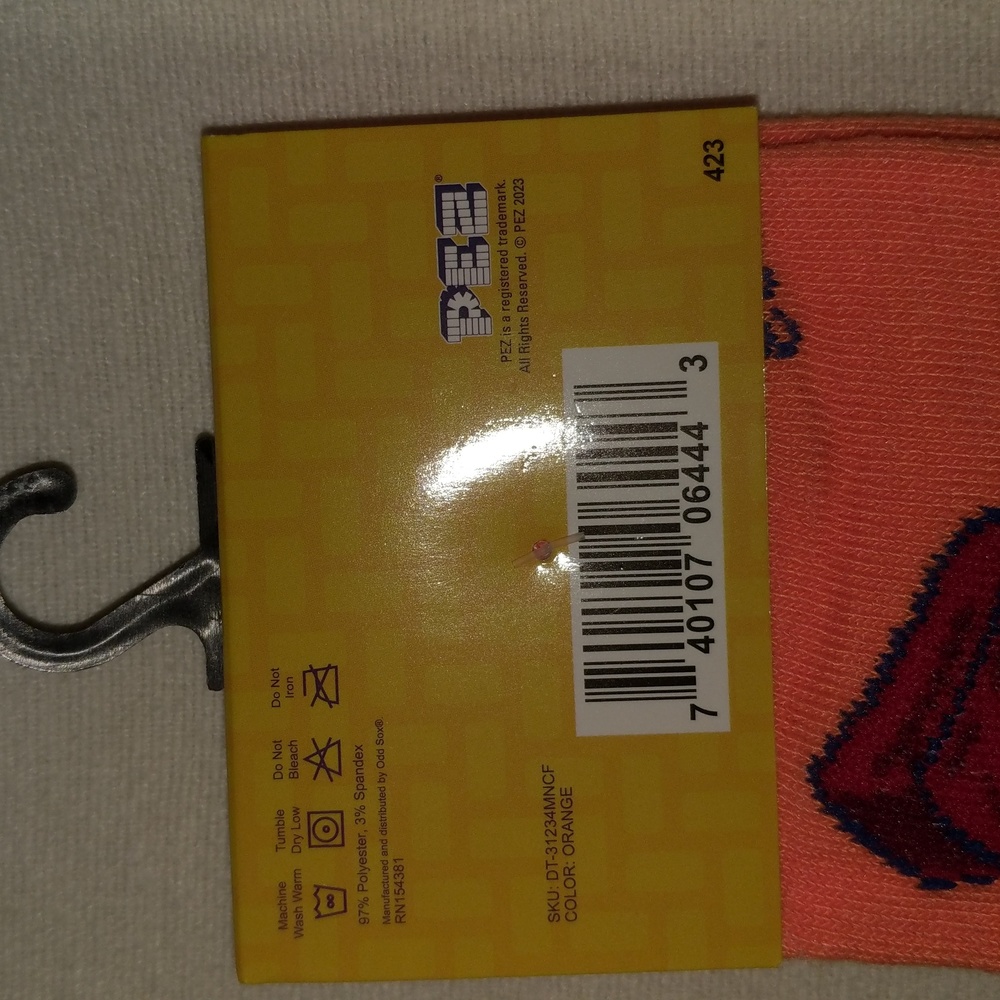Pez socks men's/ womens crew sz 6-12 New - Picture 3 of 4